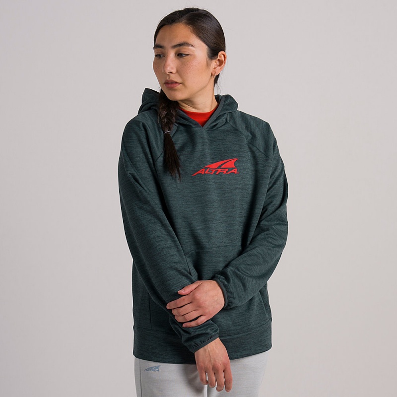 Altra EVERYDAY Női Kapucnis Pulóver Zöld | HU-AL1284W61