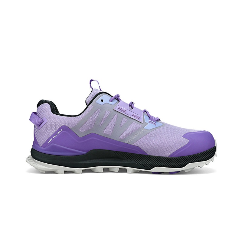 Altra LONE PEAK ALL-WTHR LOW 2 Női Terepfutó Cipő Szürke Lila | HU-AL7895W97