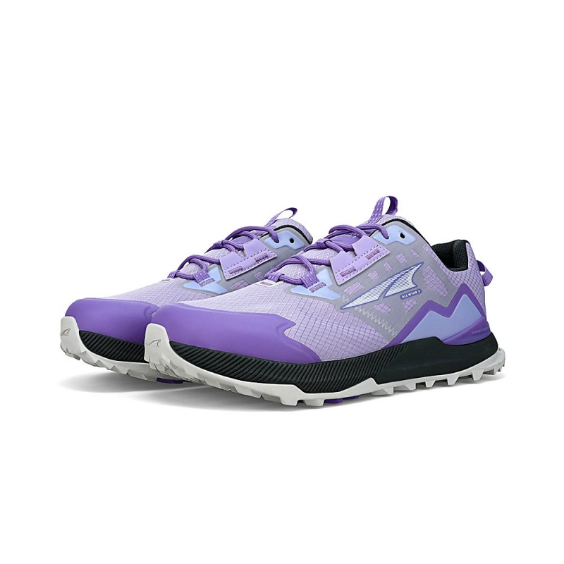 Altra LONE PEAK ALL-WTHR LOW 2 Női Terepfutó Cipő Szürke Lila | HU-AL7895W97