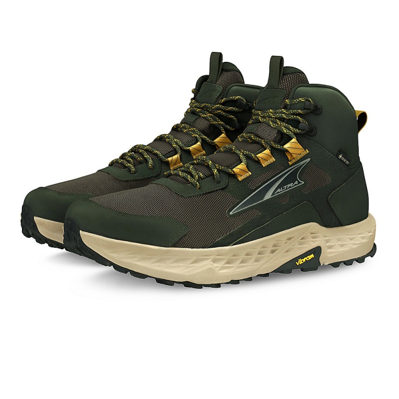 Altra TIMP HIKER GTX Férfi Terepfutó Cipő Olivazöld | HU-AL0216B69